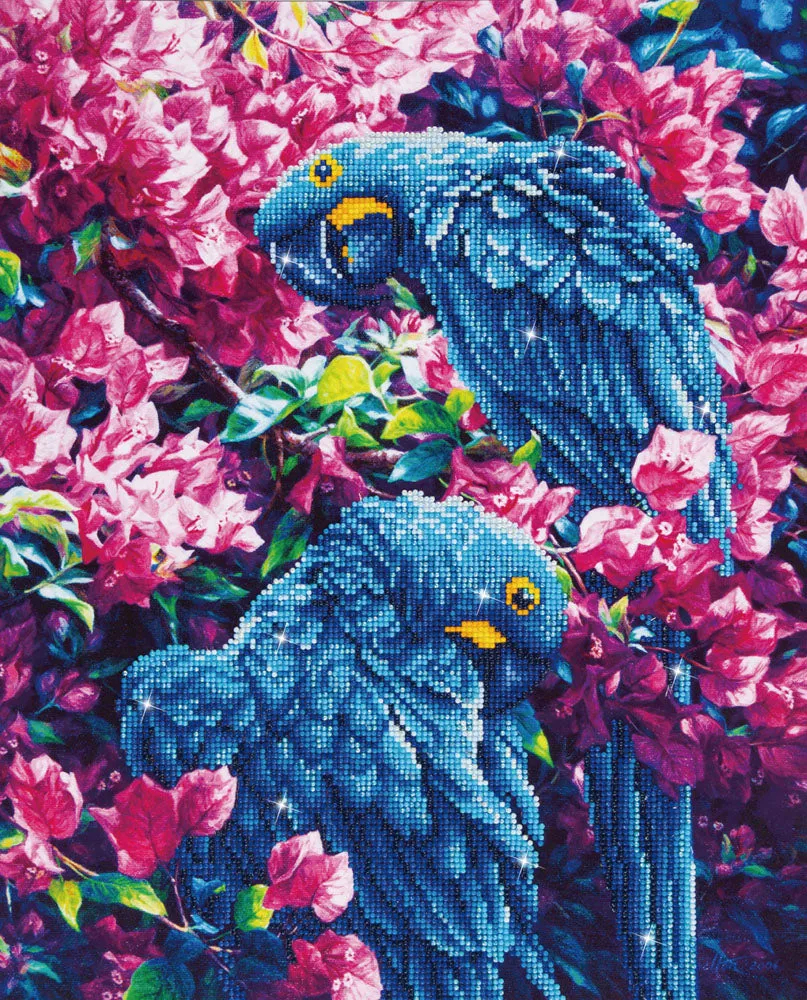 Diamond Dotz Printed Canvas Kit Fabric Needlecrafts 52cm x 42cm - Select Design