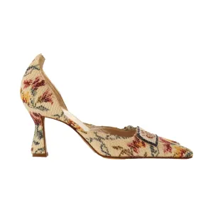 Dior Floral Beaded Heels