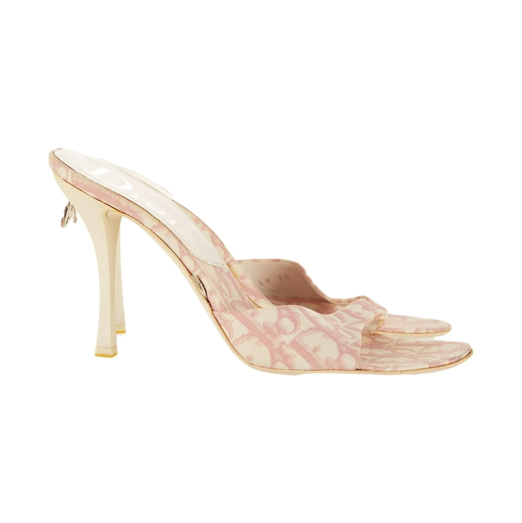 Dior Pink Logo Heels