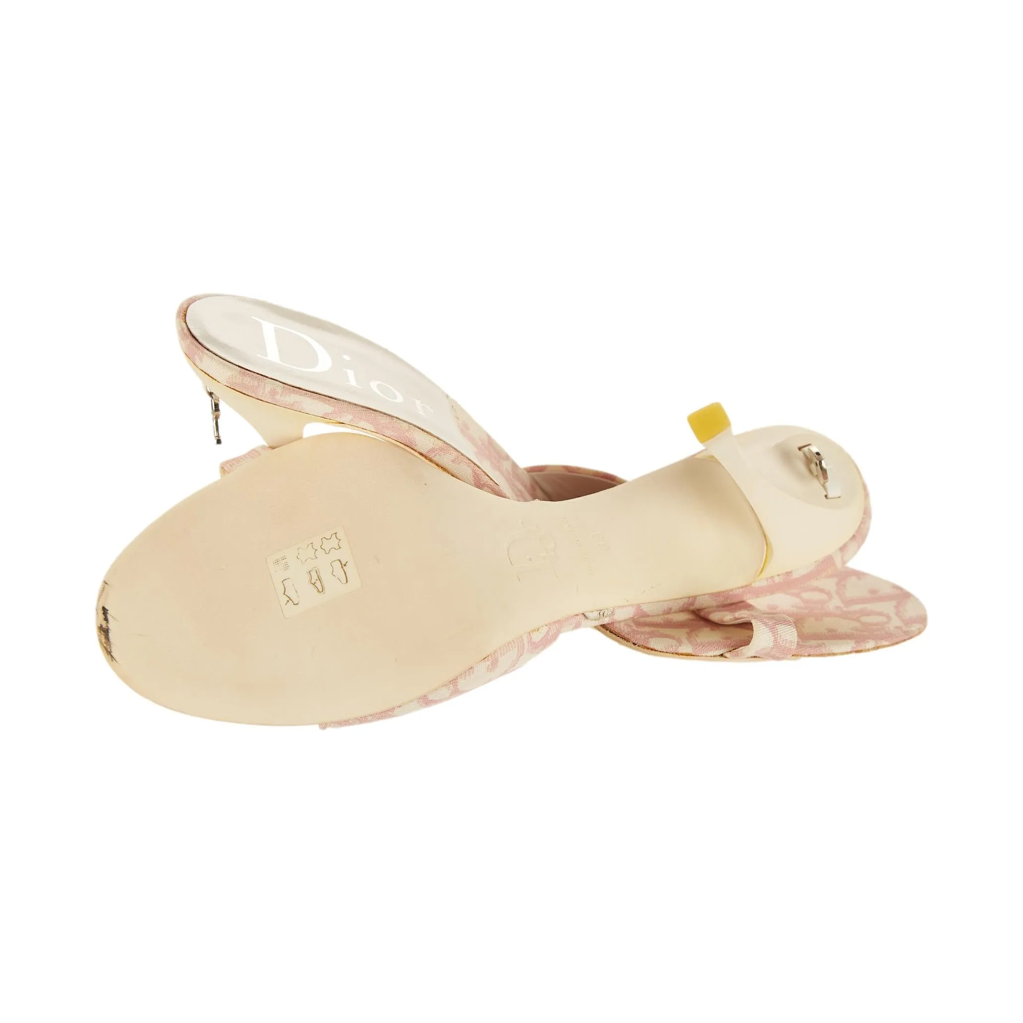 Dior Pink Logo Heels