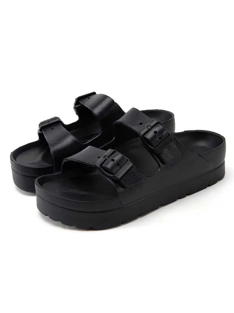 Double Buckle Sandals