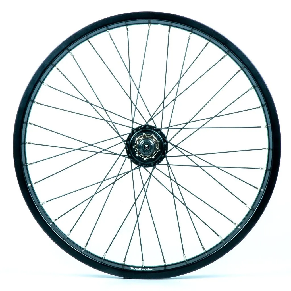 DYNAMICS RHD CASSETTE WHEEL - BLACK WITH SILVER SPOKE NIPPLES