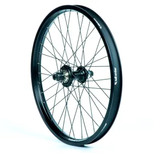 DYNAMICS RHD CASSETTE WHEEL - BLACK WITH SILVER SPOKE NIPPLES
