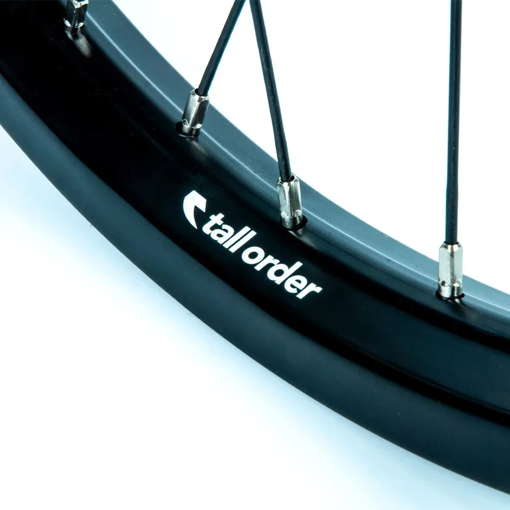 DYNAMICS RHD CASSETTE WHEEL - BLACK WITH SILVER SPOKE NIPPLES