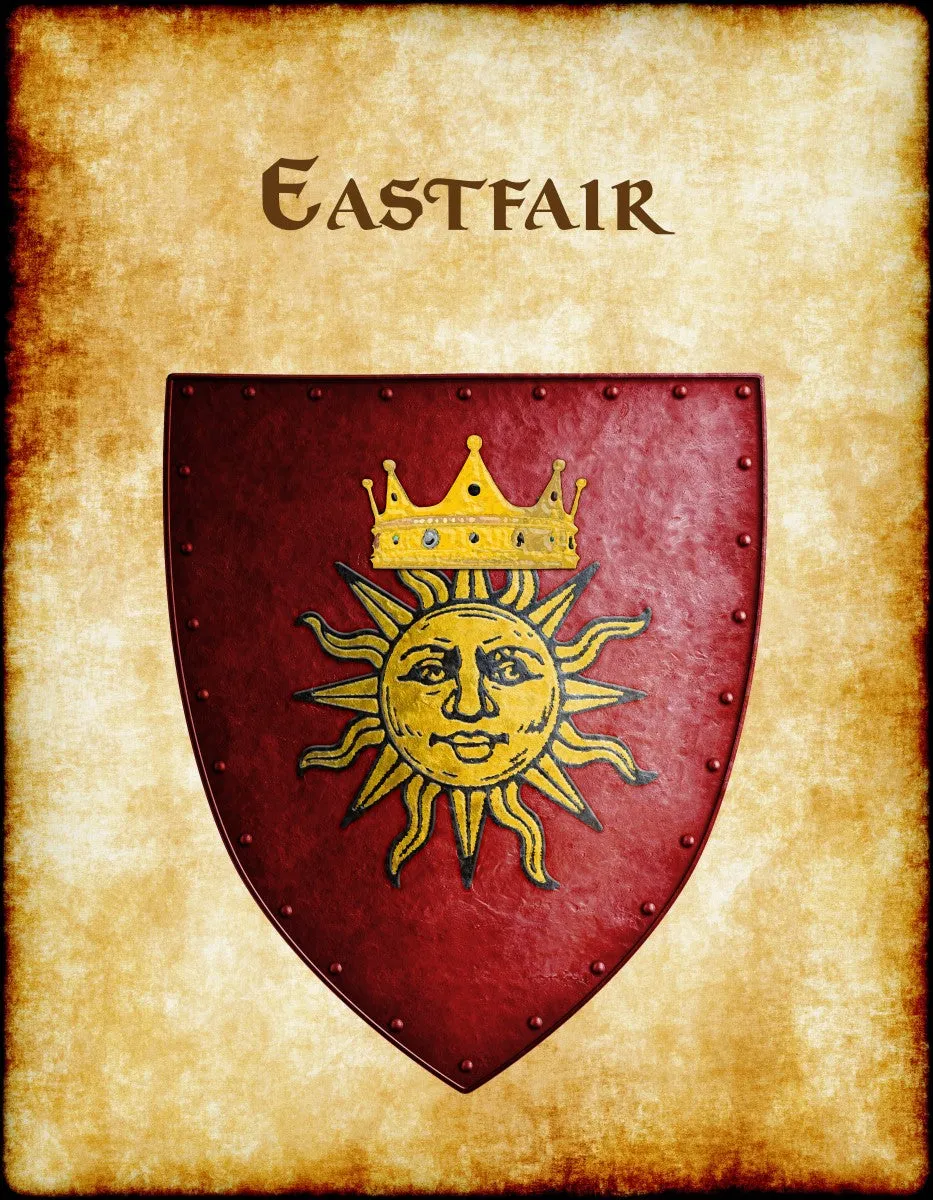 Eastfair Heraldry of Greyhawk Anna Meyer Cartography Canvas Art Print