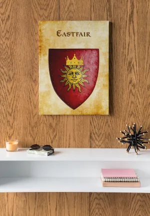 Eastfair Heraldry of Greyhawk Anna Meyer Cartography Canvas Art Print