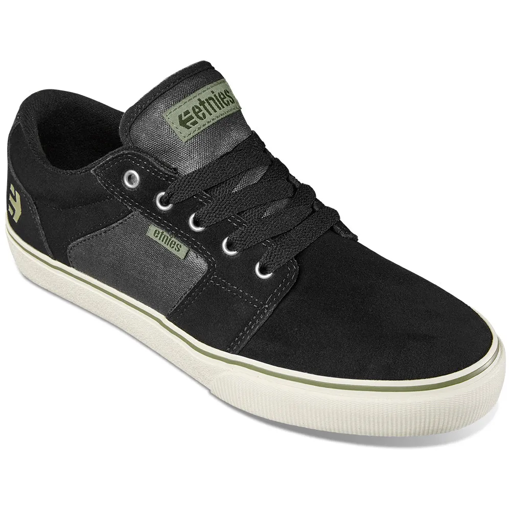 ETNIES BARGE LS [BLACK/WHITE/SILVER]