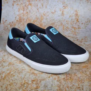 Etnies Lo-Cut Slip x Dig Shoes Black / Blue