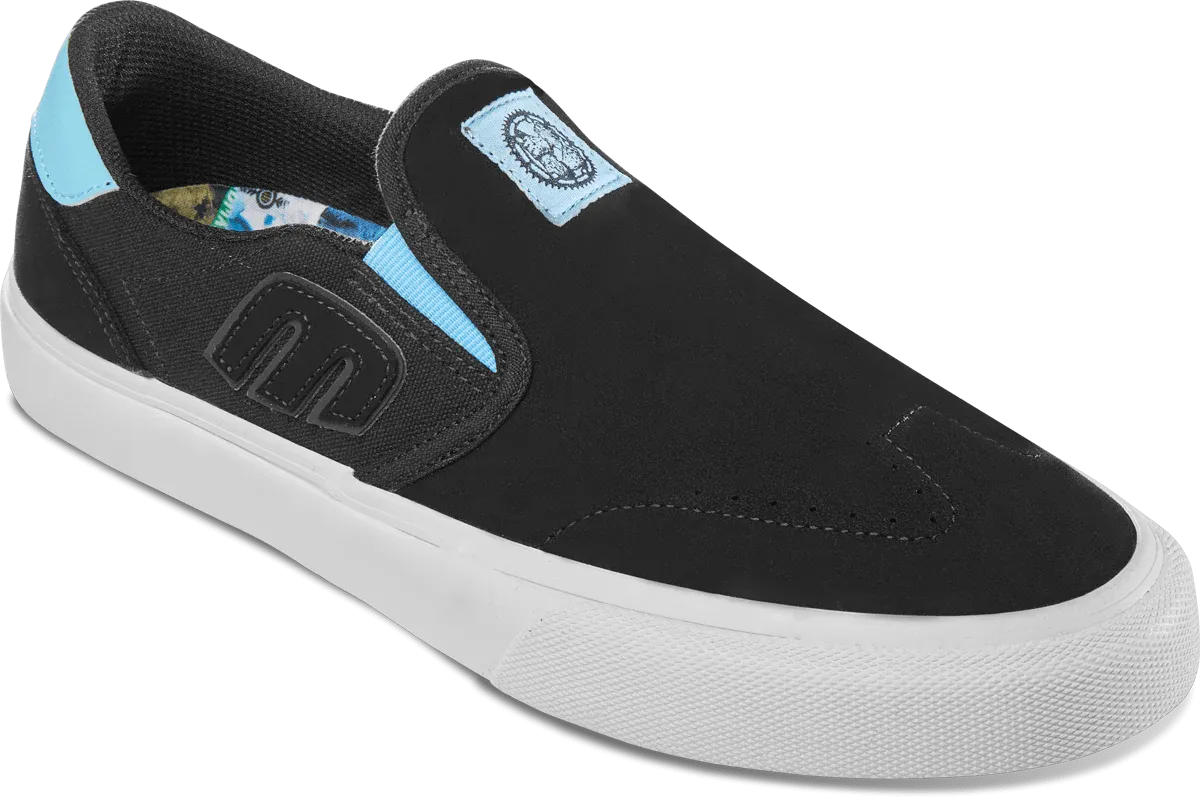 Etnies Lo-Cut Slip x Dig Shoes Black / Blue