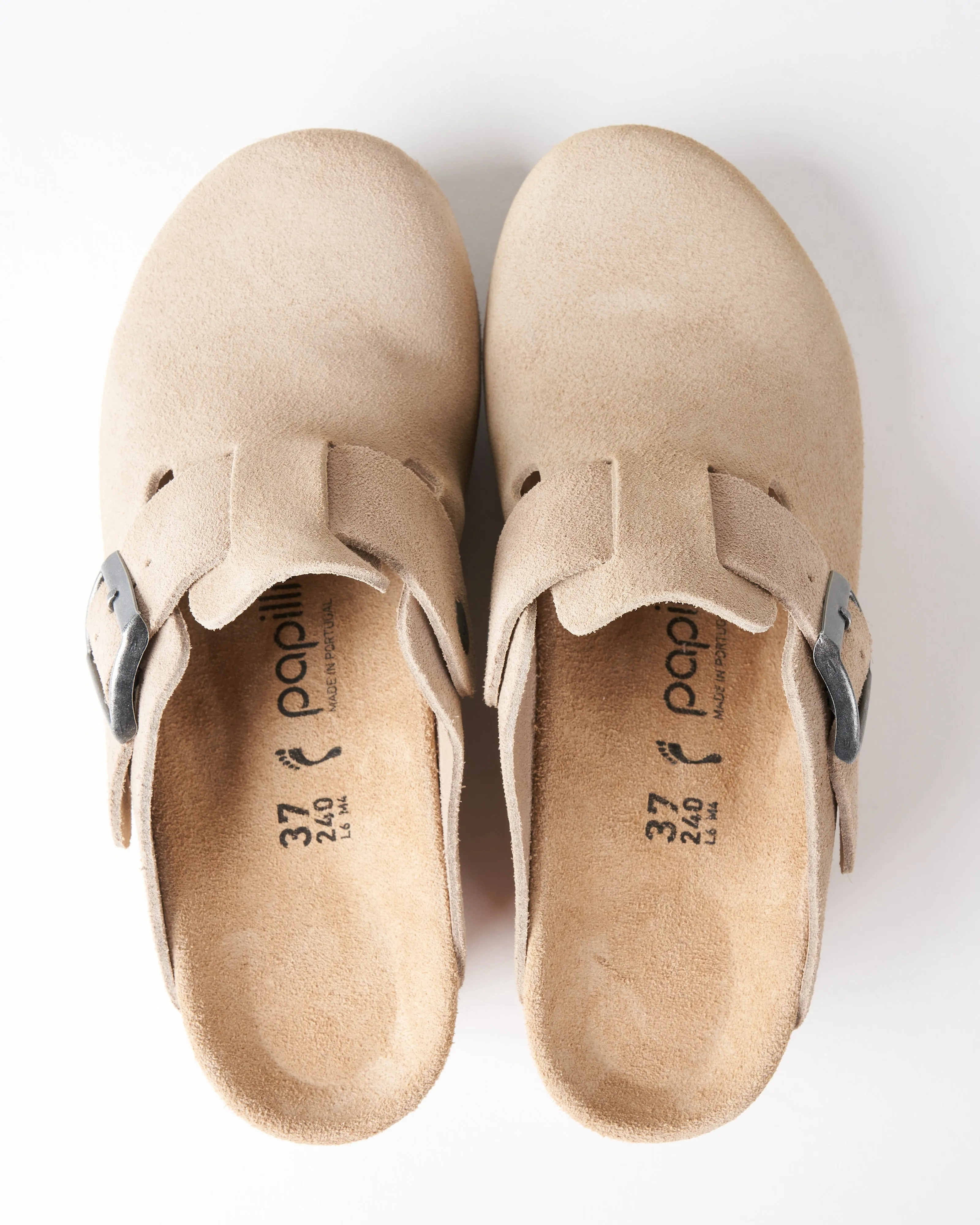 fanny / suede wedge - taupe suede
