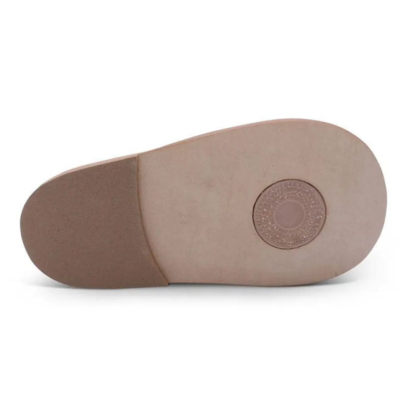 'Fernando' Boys Pale Blue Leather T-Bar Shoes