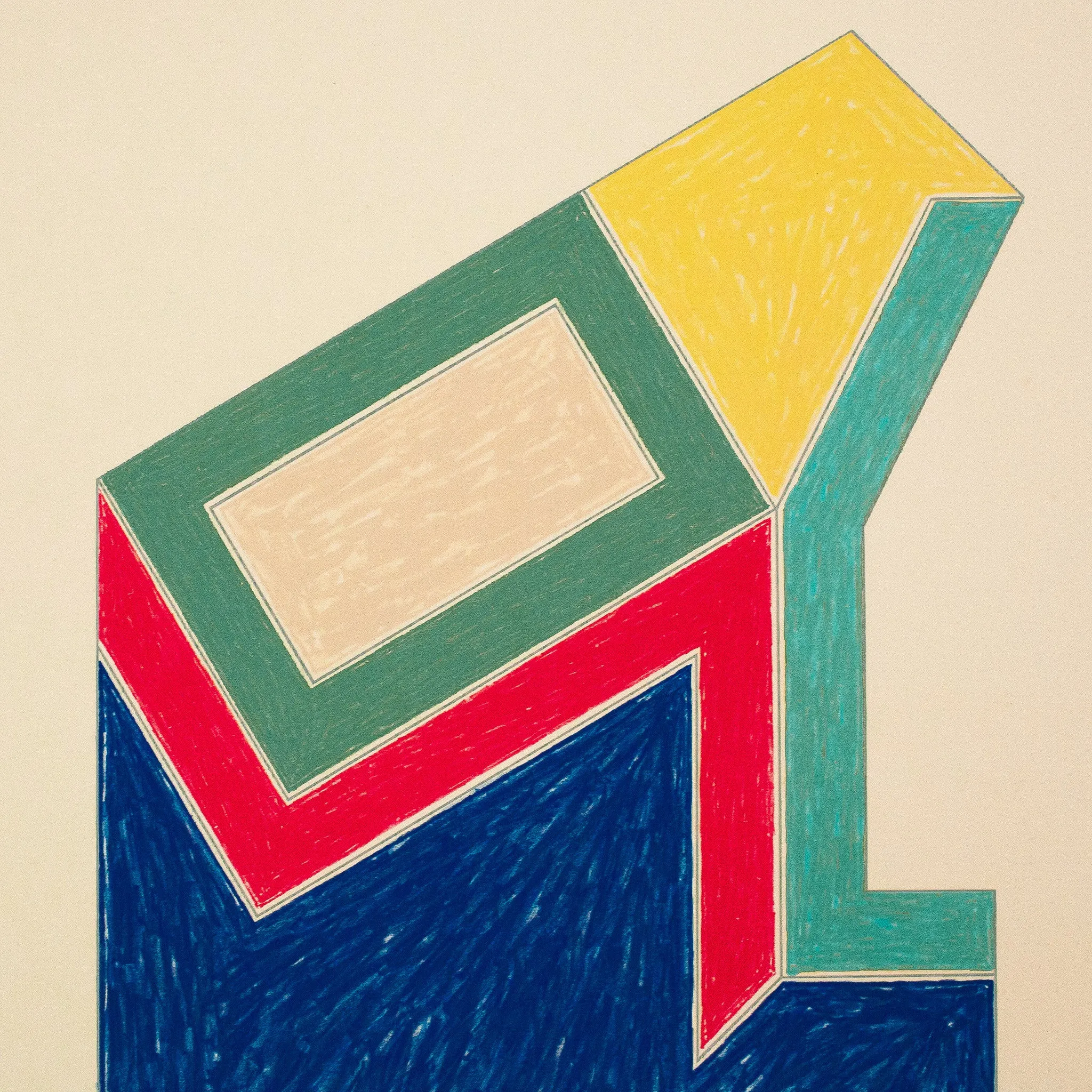 FRANK STELLA "MOULTONVILLE" SCREENPRINT, 1974