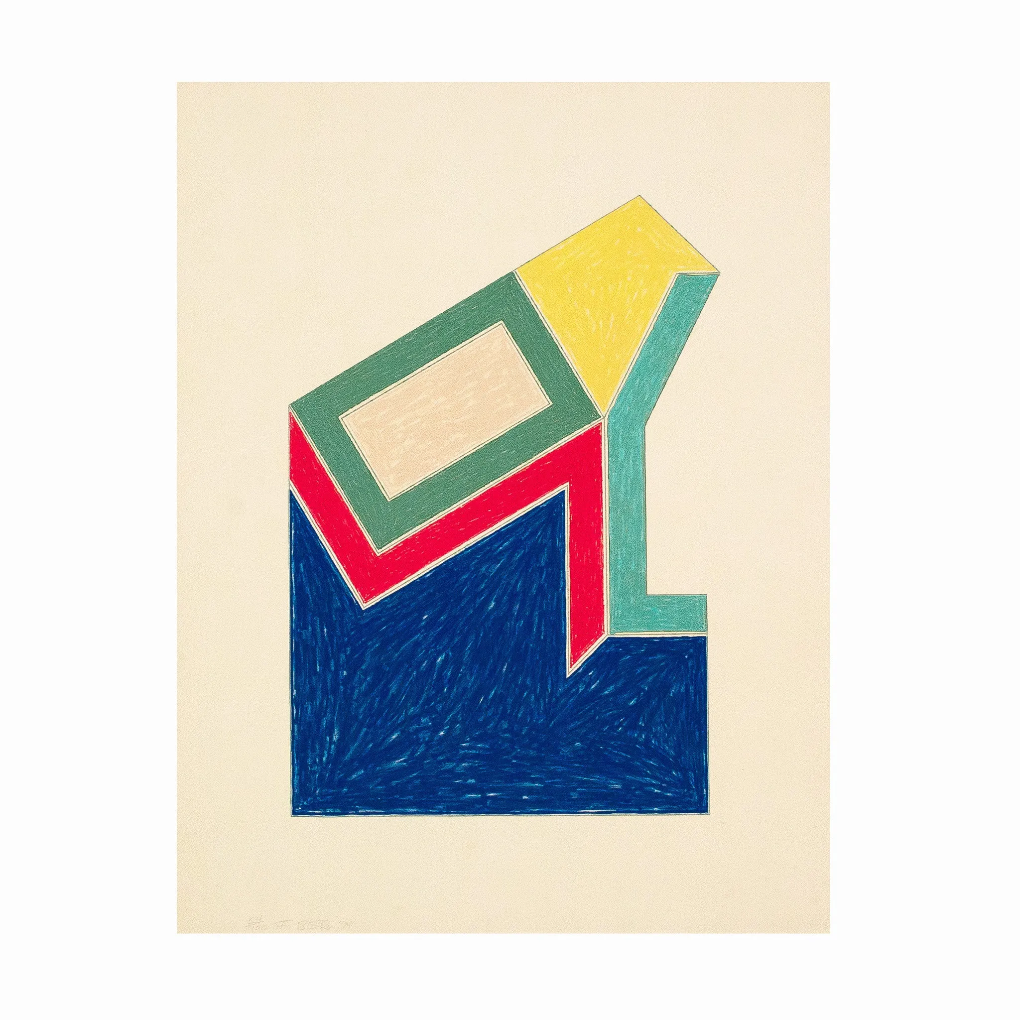 FRANK STELLA "MOULTONVILLE" SCREENPRINT, 1974