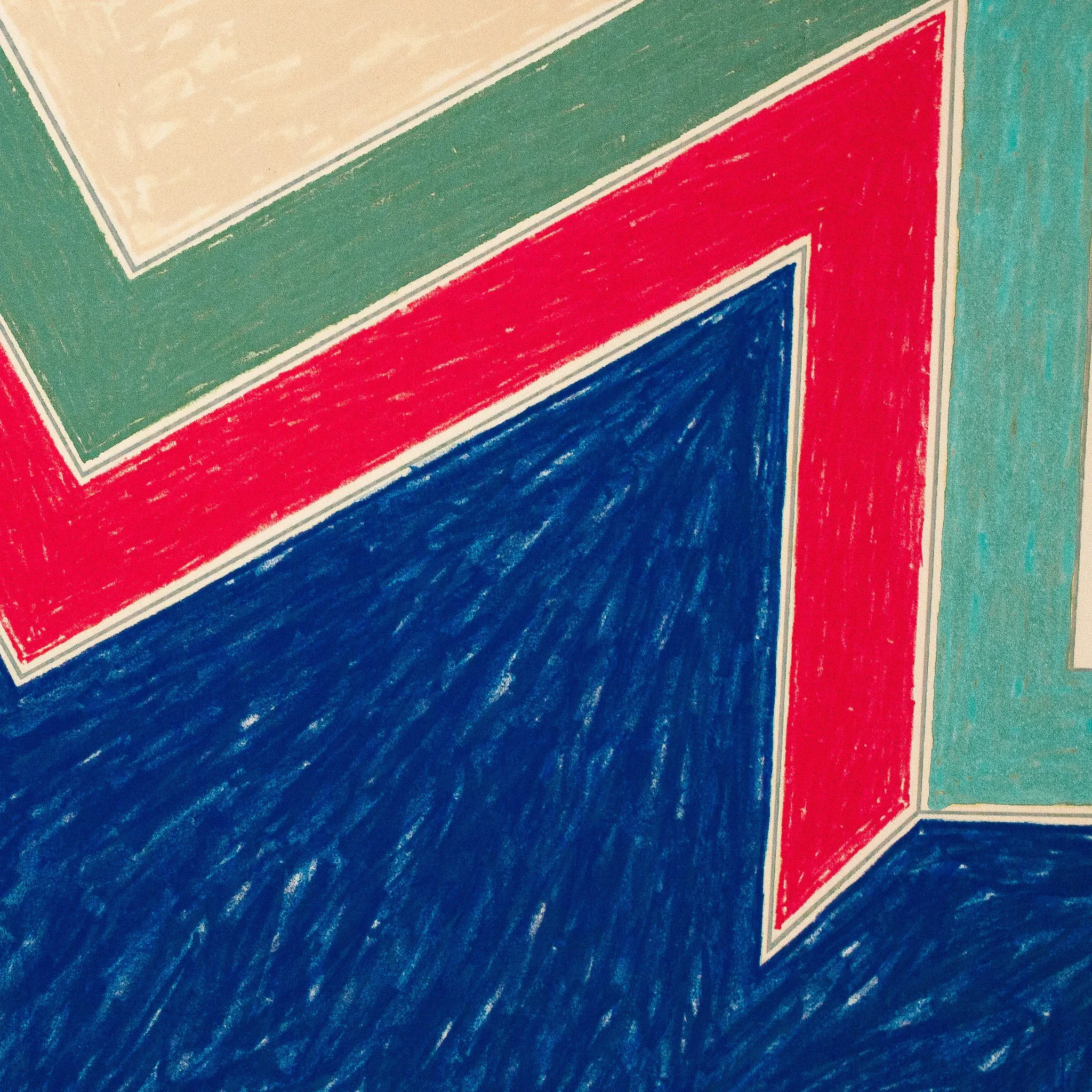 FRANK STELLA "MOULTONVILLE" SCREENPRINT, 1974