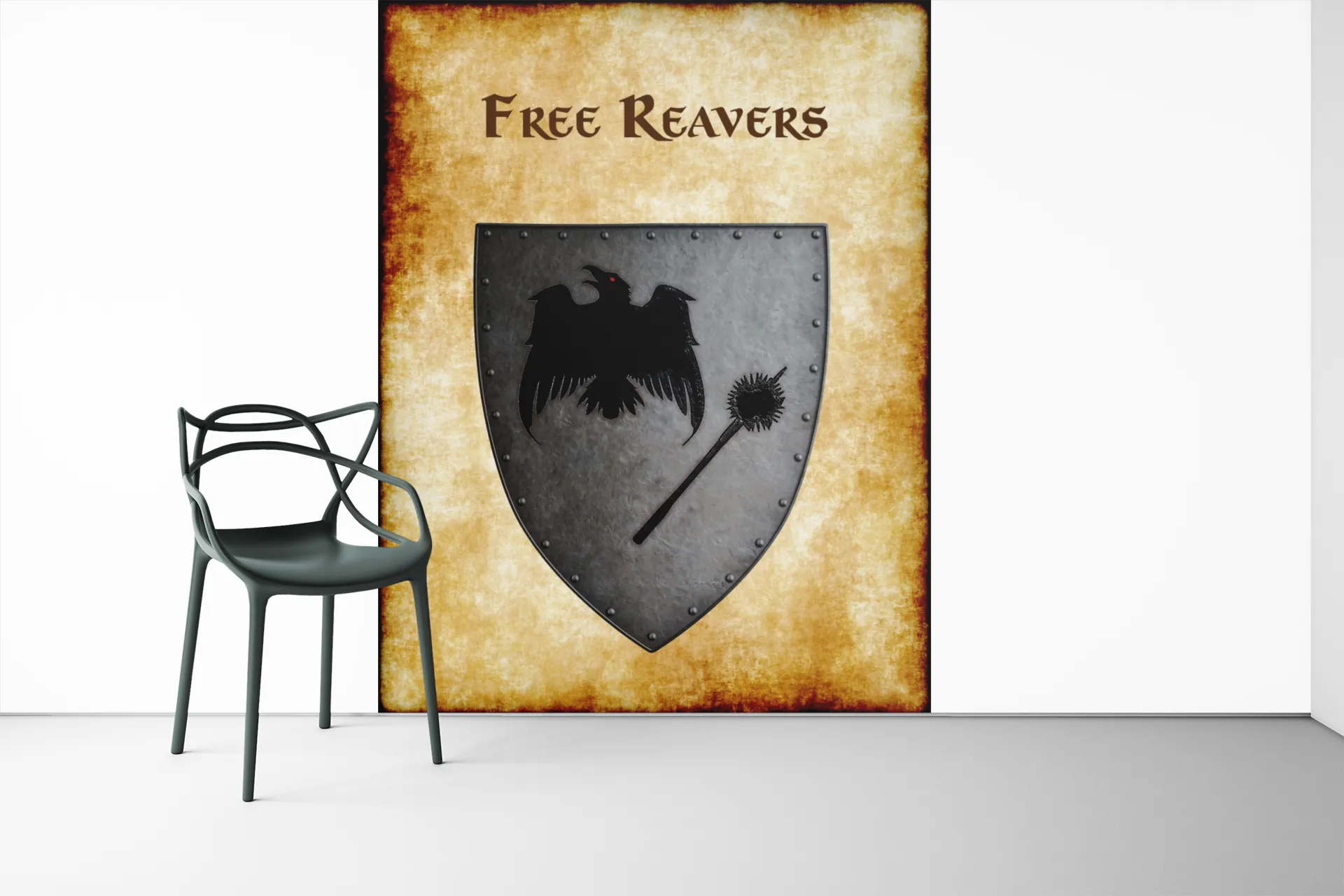 Free Reavers Heraldry of Greyhawk Anna Meyer Cartography Canvas Art Print