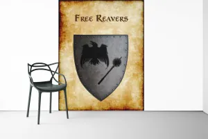 Free Reavers Heraldry of Greyhawk Anna Meyer Cartography Canvas Art Print