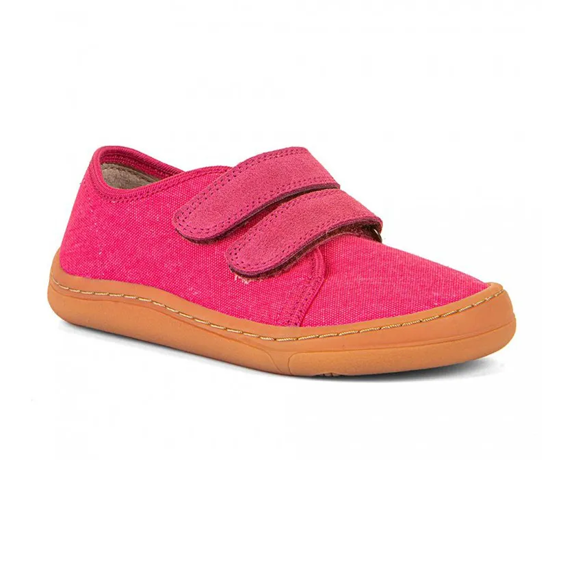 Froddo Barefoot Canvas Trainers Fuxia