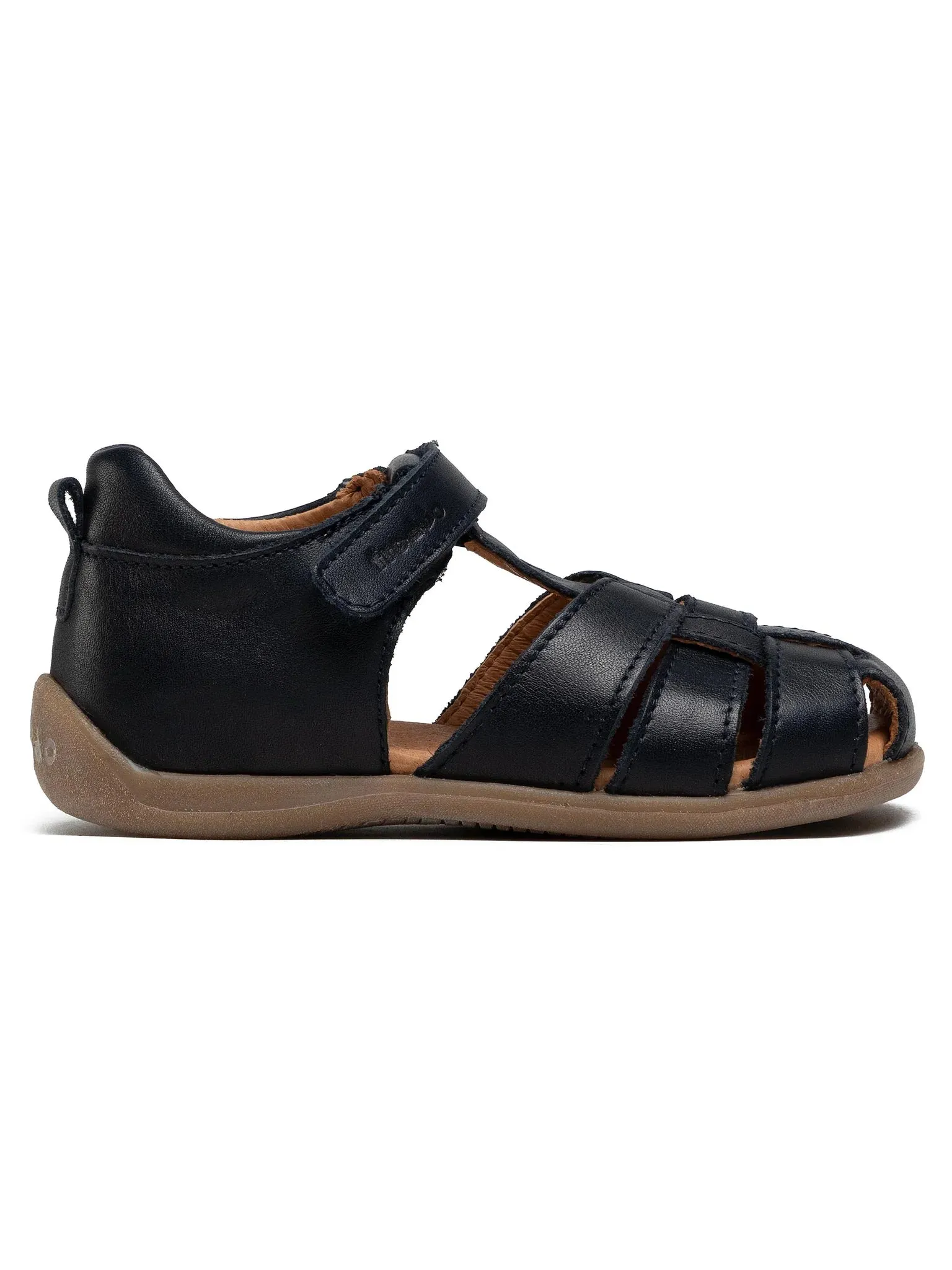 Froddo Leather Closed Toe Sandal In Dark Blue