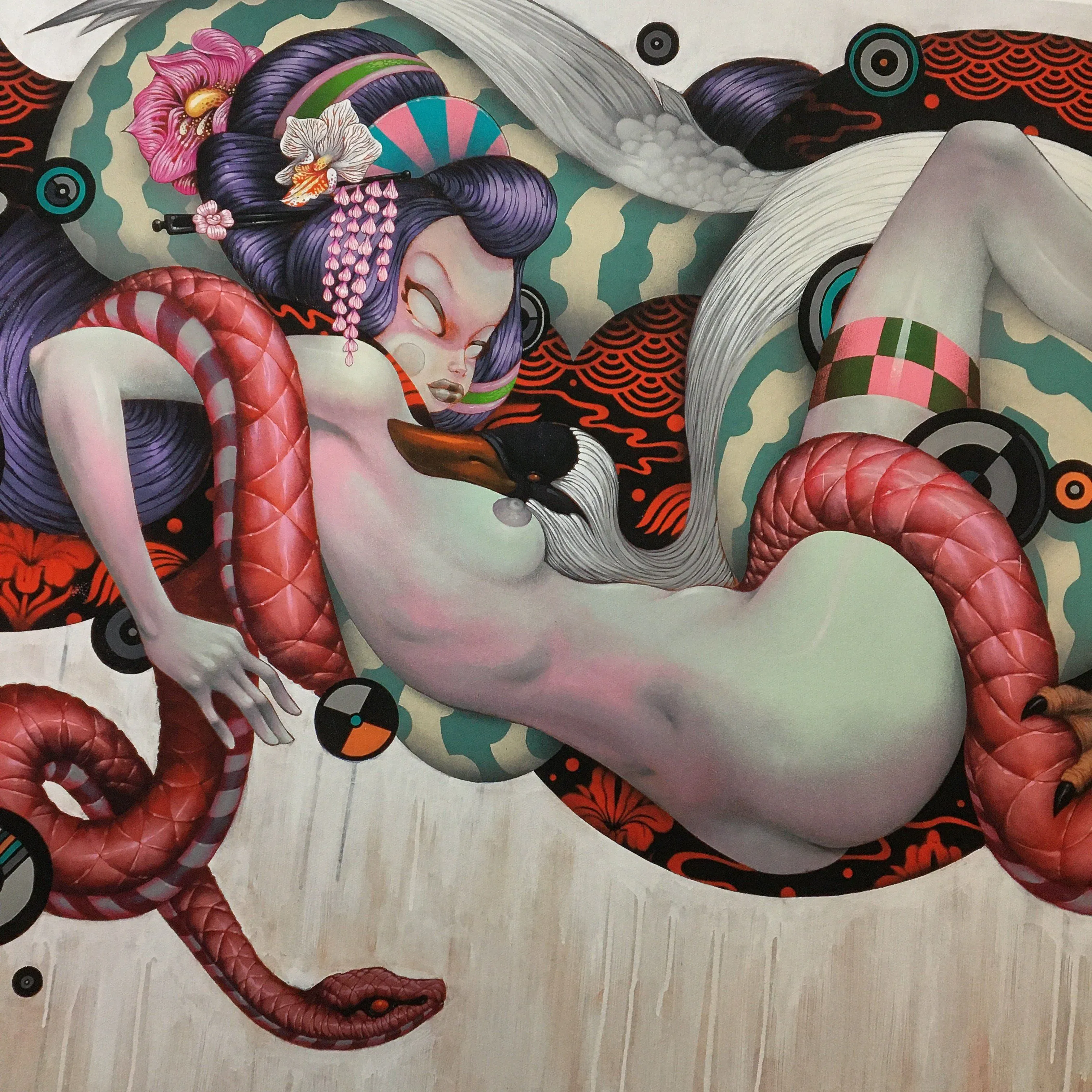 Geisha and the Swan