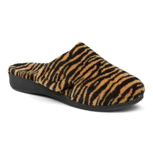 Gemma mule slipper in tiger