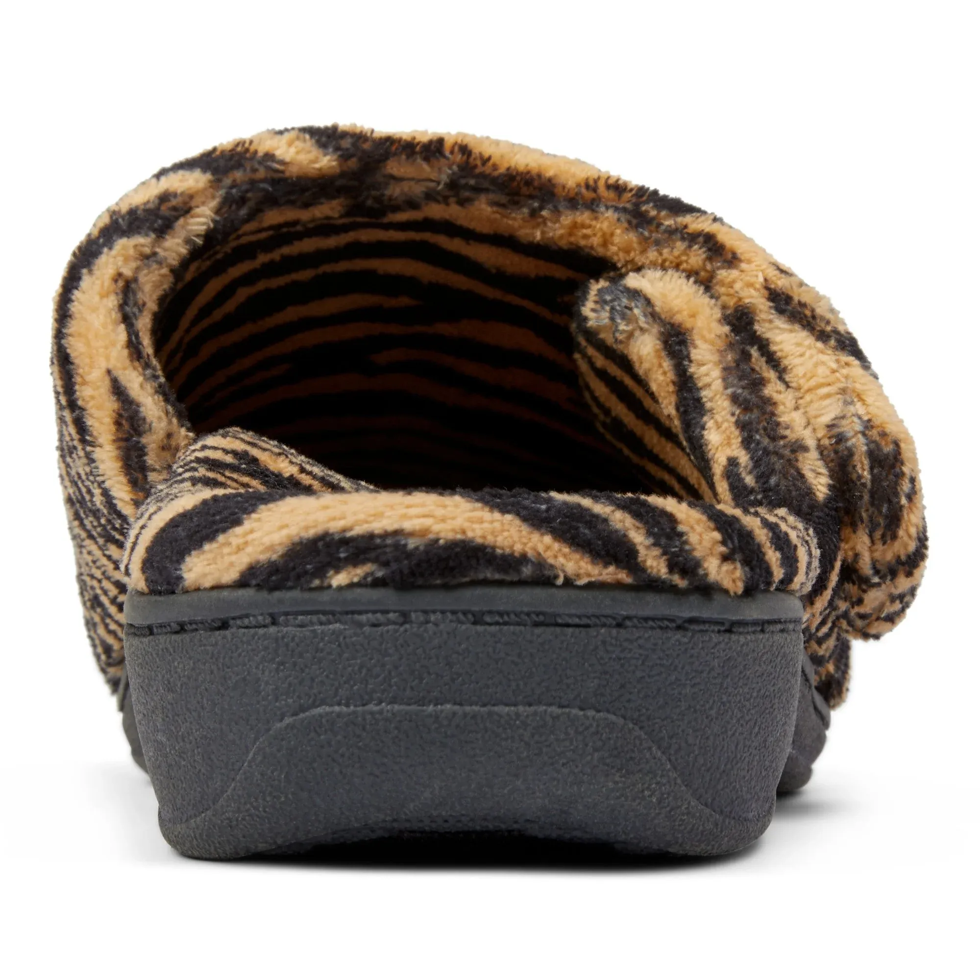 Gemma mule slipper in tiger