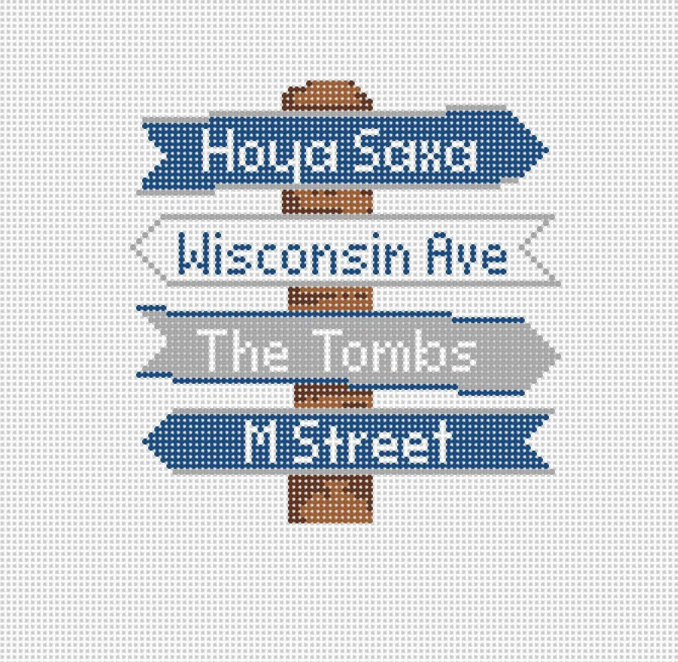 Georgetown College Icon Destination Sign