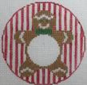 GingerbreadBoy MonogramRound