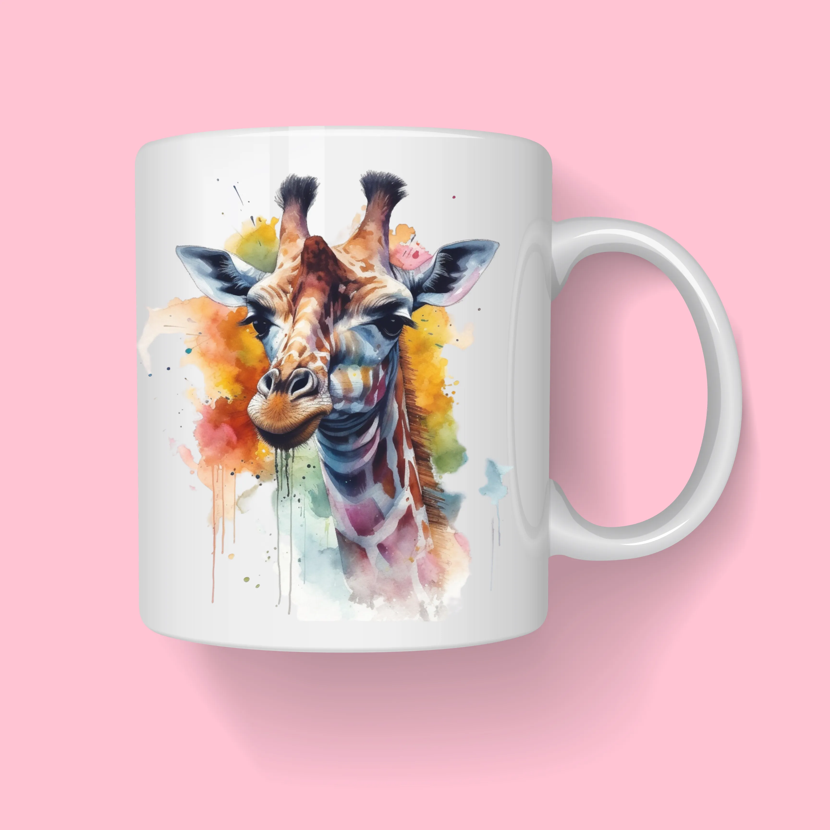 Giraffe Canvas Art Printable Digital Art (24x36) GIF002