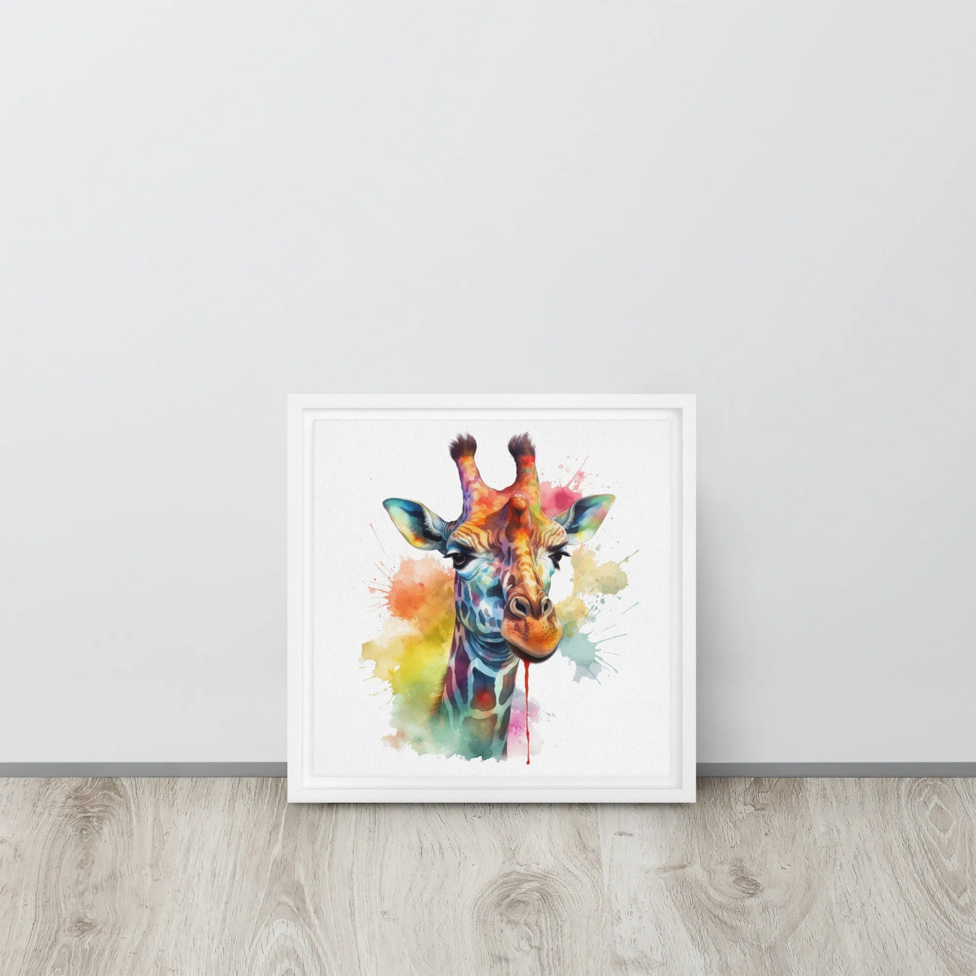 Giraffe GIFCA001 Framed Canvas Art