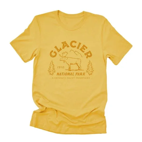 Glacier National Park - Short Sleeve T-Shirt