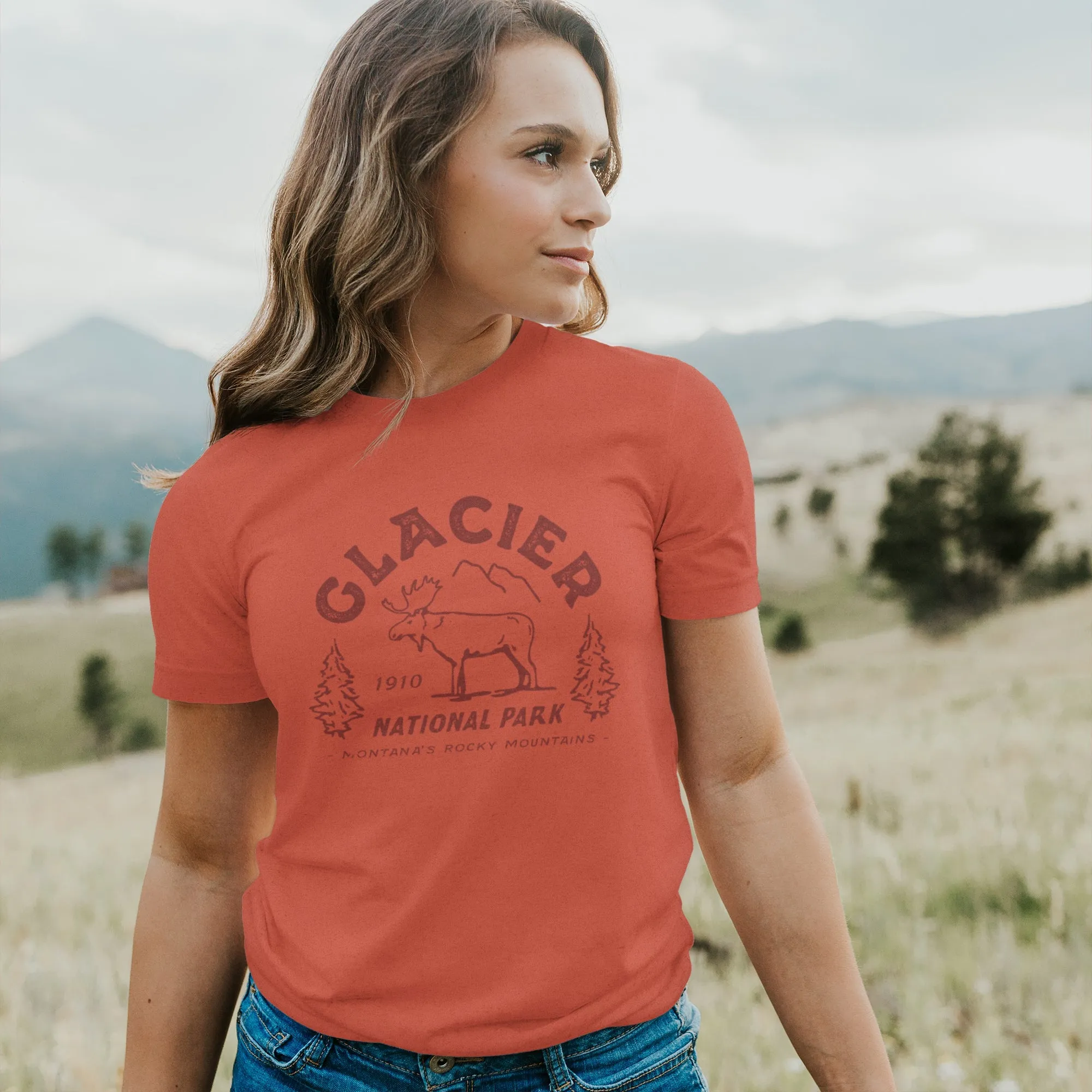 Glacier National Park - Short Sleeve T-Shirt