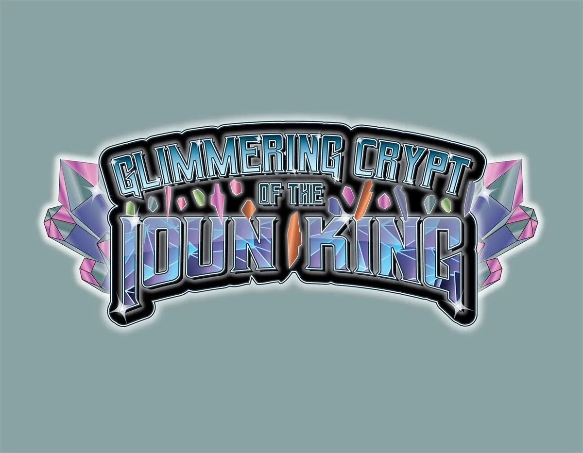 Glimmering CryptIoun King Logo Gallery Canvas Art Print