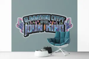 Glimmering CryptIoun King Logo Gallery Canvas Art Print