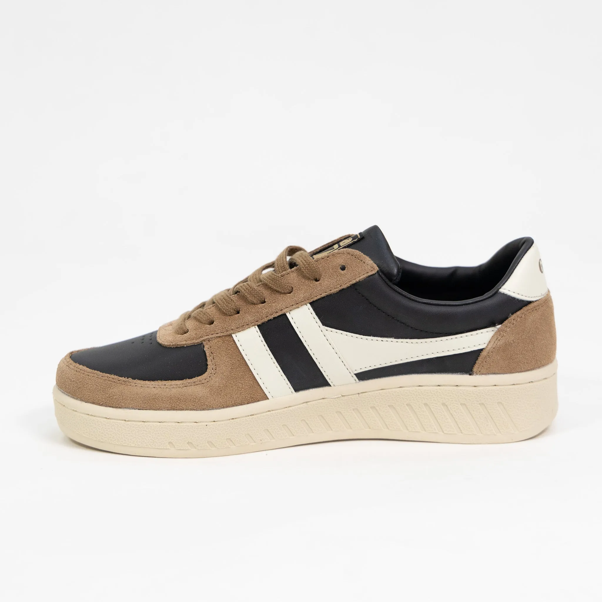 Gola Grandslam Quadrant - Black/Tobacco/Off White