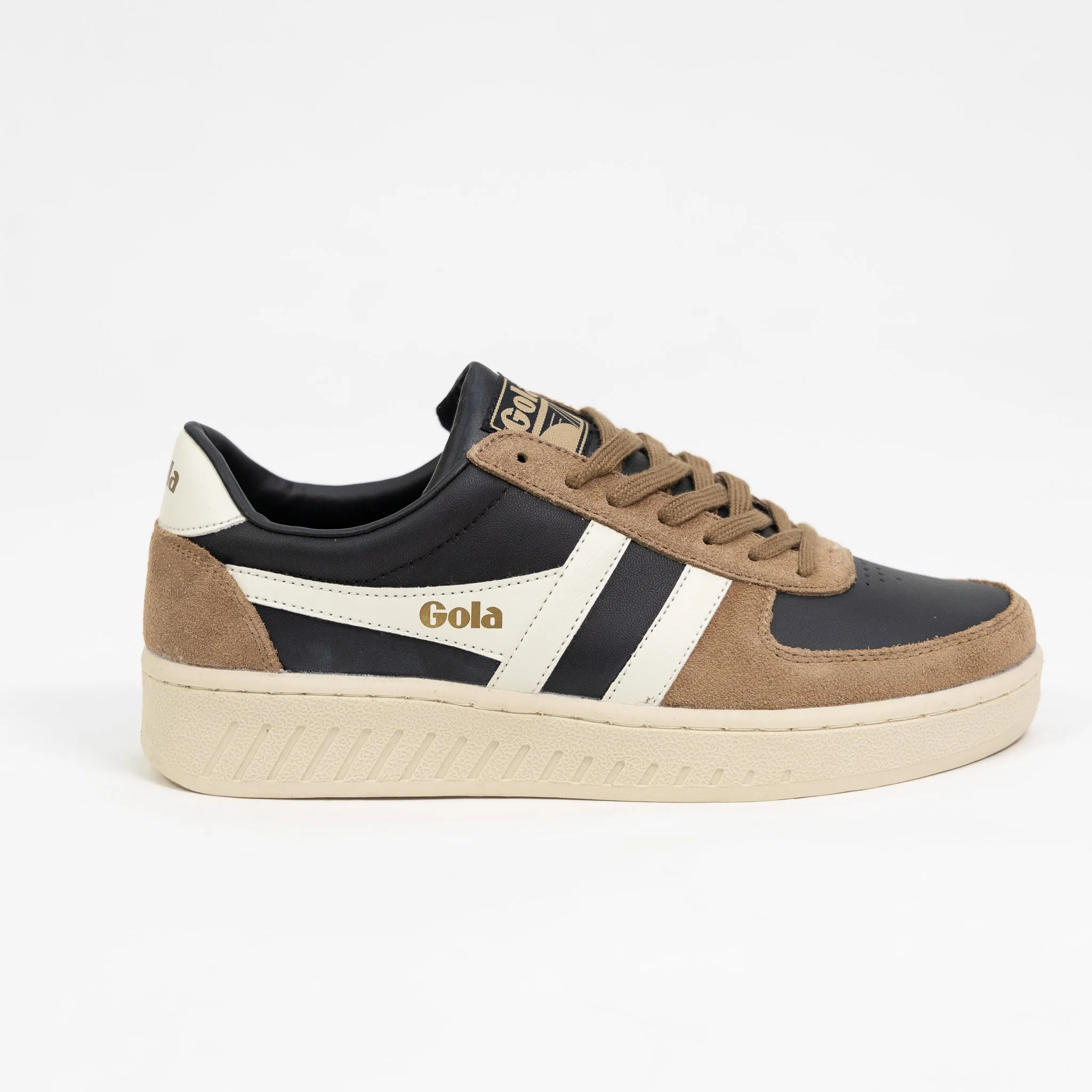 Gola Grandslam Quadrant - Black/Tobacco/Off White