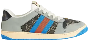 Gucci GG Screener 'GG Canvas - Grey Blue' Sneakers for Men