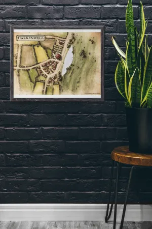 Harkenwell Misjay Maps Canvas Art Print