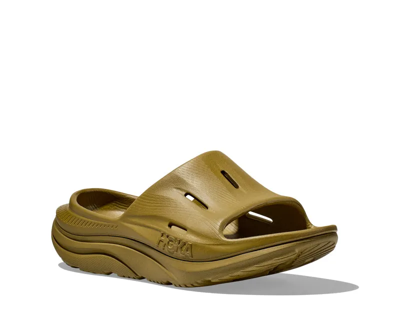 Hoka U ORA RECOVERY SLIDE 3 Green Moss / Green Moss