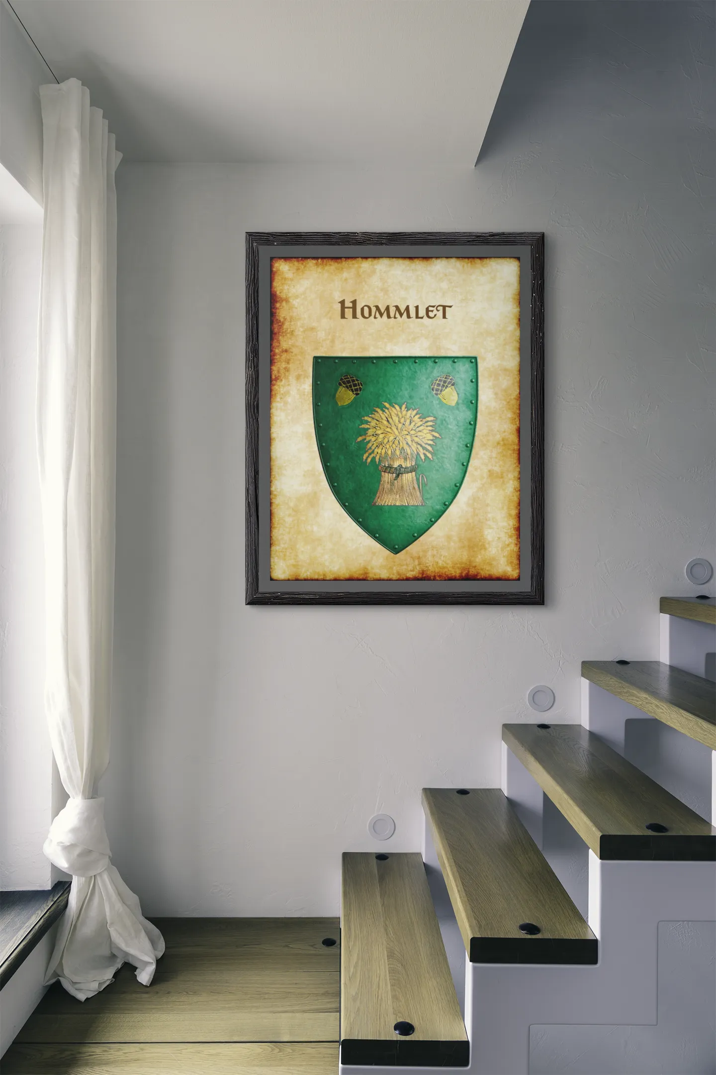 Hommlet Heraldry of Greyhawk Anna Meyer Cartography Canvas Art Print