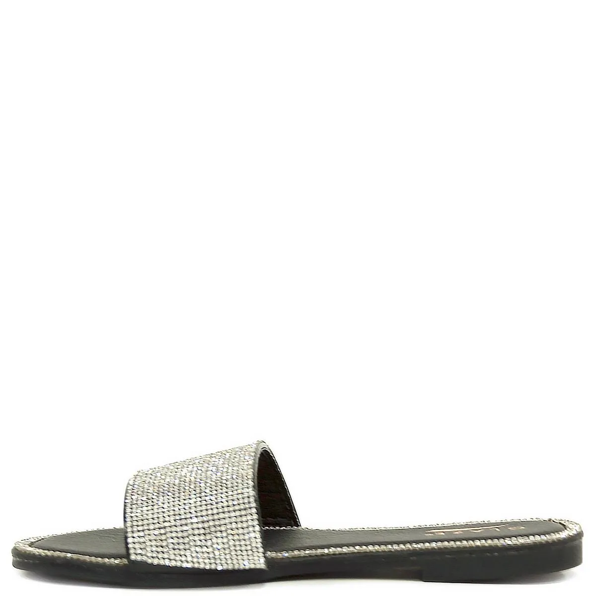 Honey-62 Rhinestone Flat Sandal