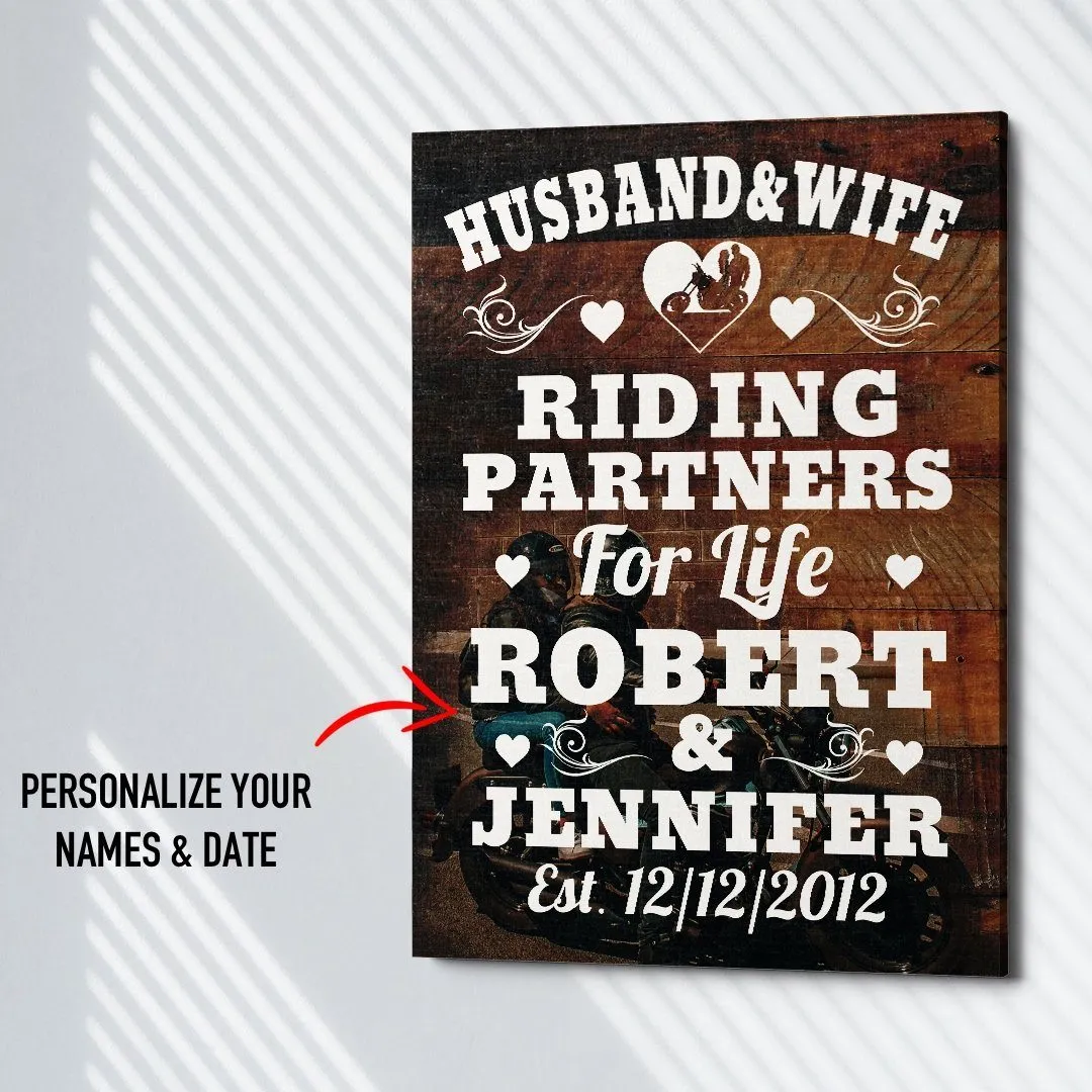 Husband & Wife Personalized Premium Canvas