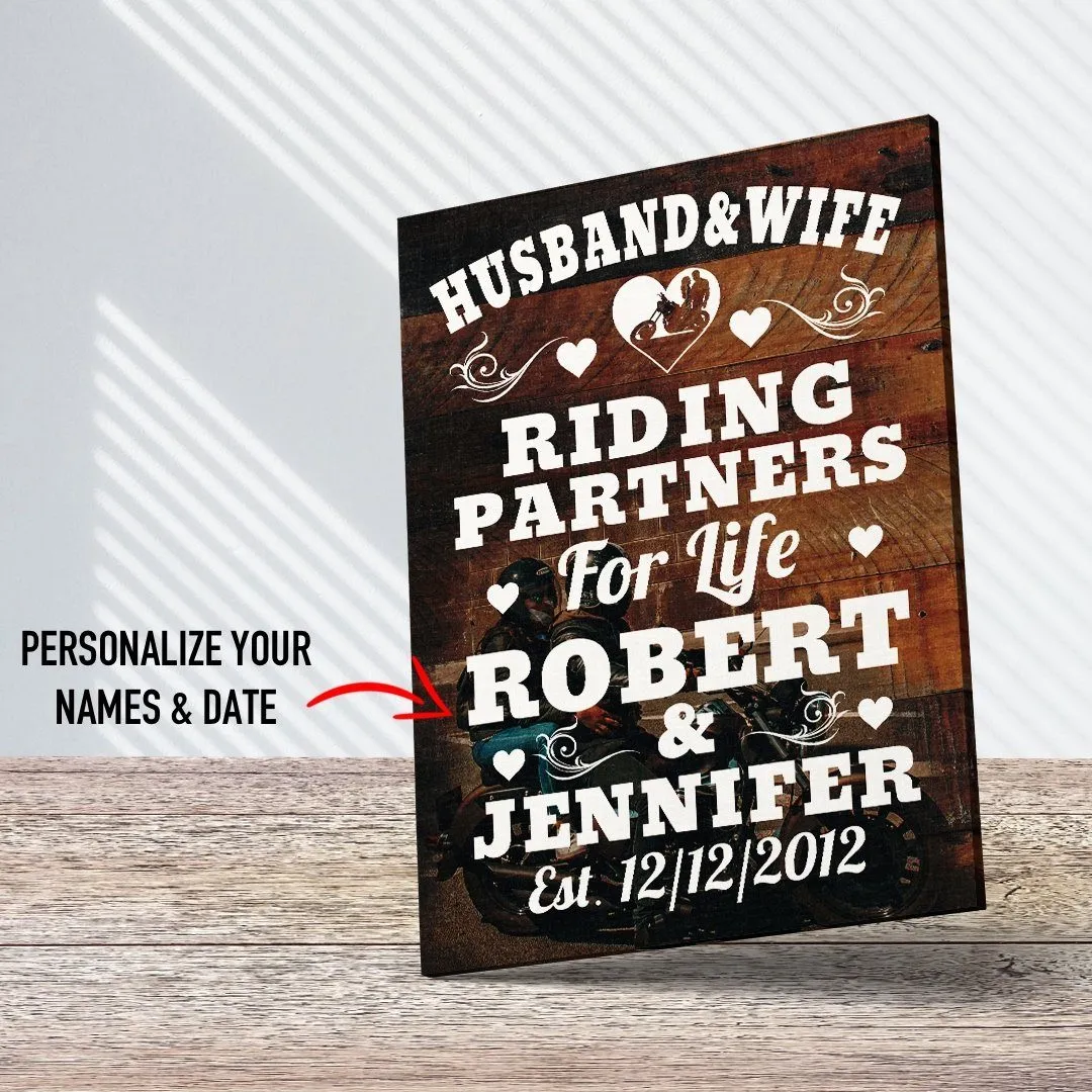 Husband & Wife Personalized Premium Canvas