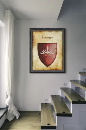 Iggwilv Heraldry of Greyhawk Anna Meyer Cartography Canvas Art Print