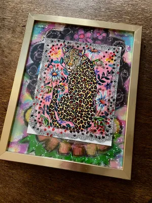 ILLUSTRATION PRINT leopard lover