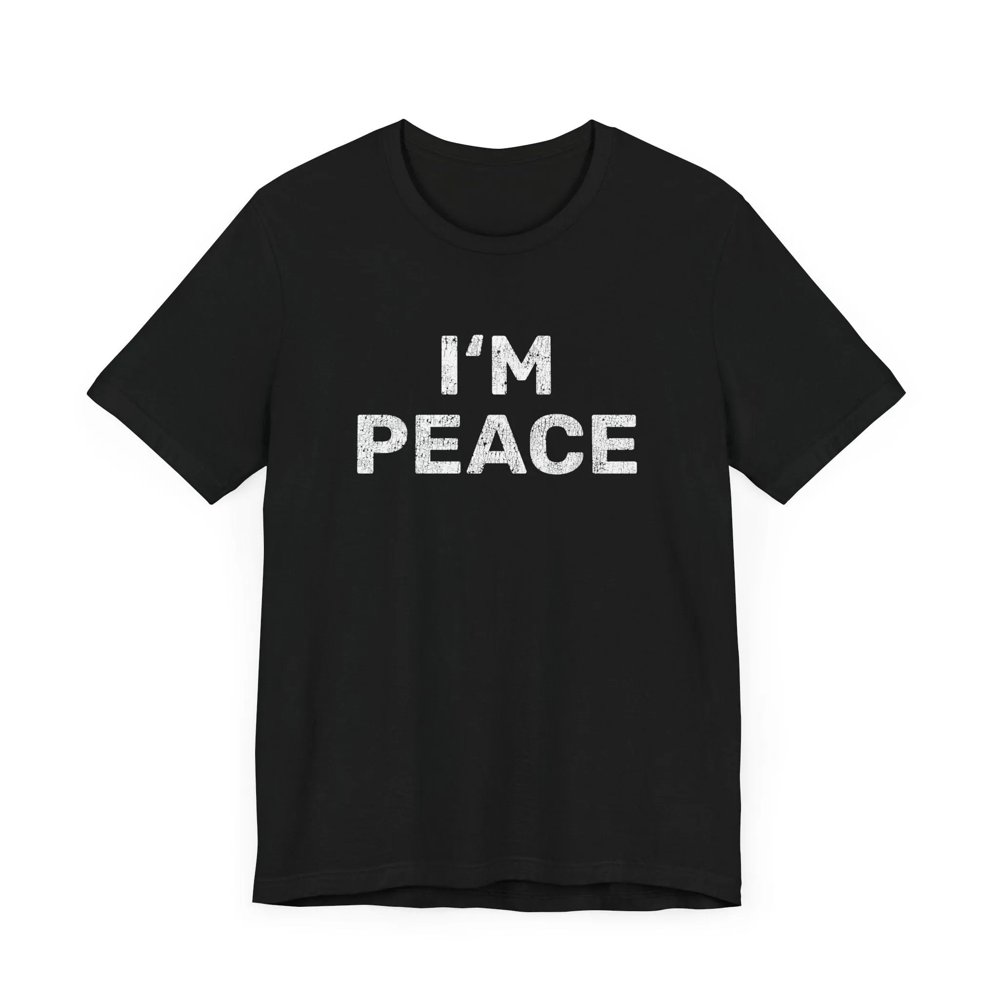 I'm Peace | Deluxe Black Tee