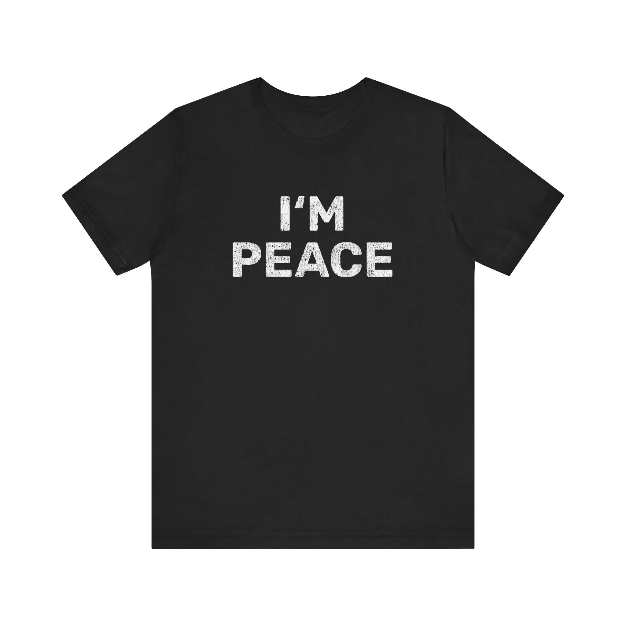 I'm Peace | Deluxe Black Tee