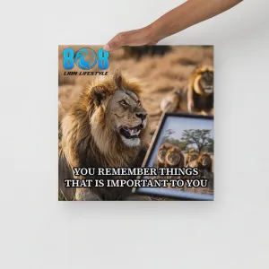 Important Memories Canvas