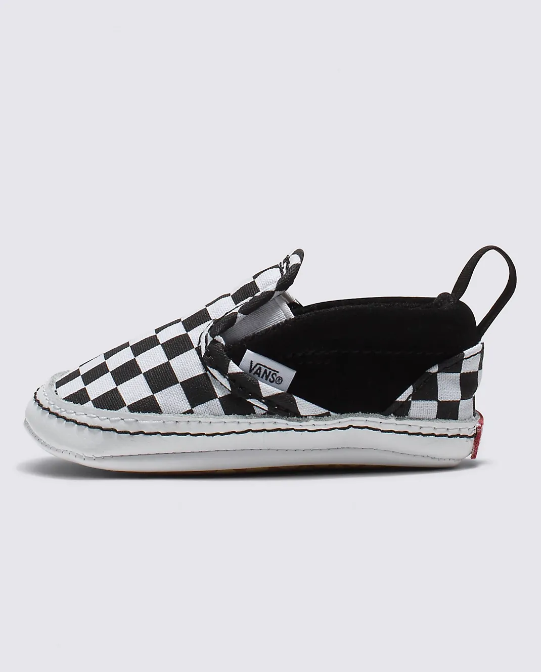 INFANT SLIP-ON V CRIB - CHECKERBOARD BLACK/TRUE WHITE