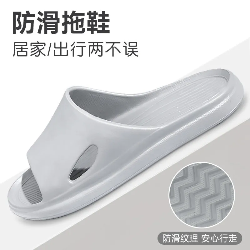 INSTOCK-Home bathroom slippers non-slip indoor bath sandals for