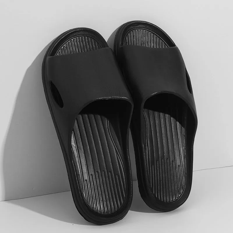 INSTOCK-Home bathroom slippers non-slip indoor bath sandals for